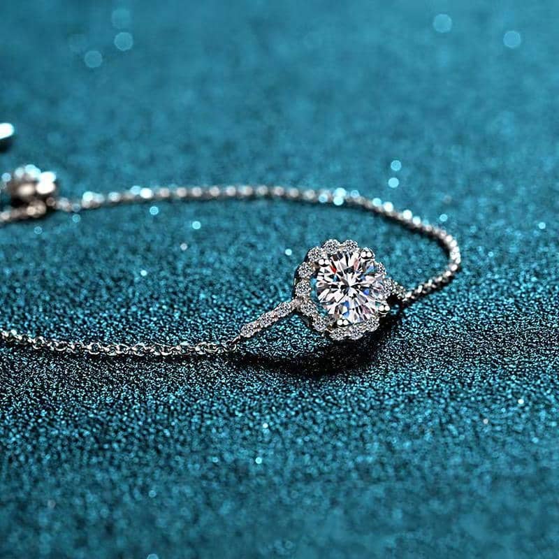 1CT Moissanite Bolo Bracelet - Image 3