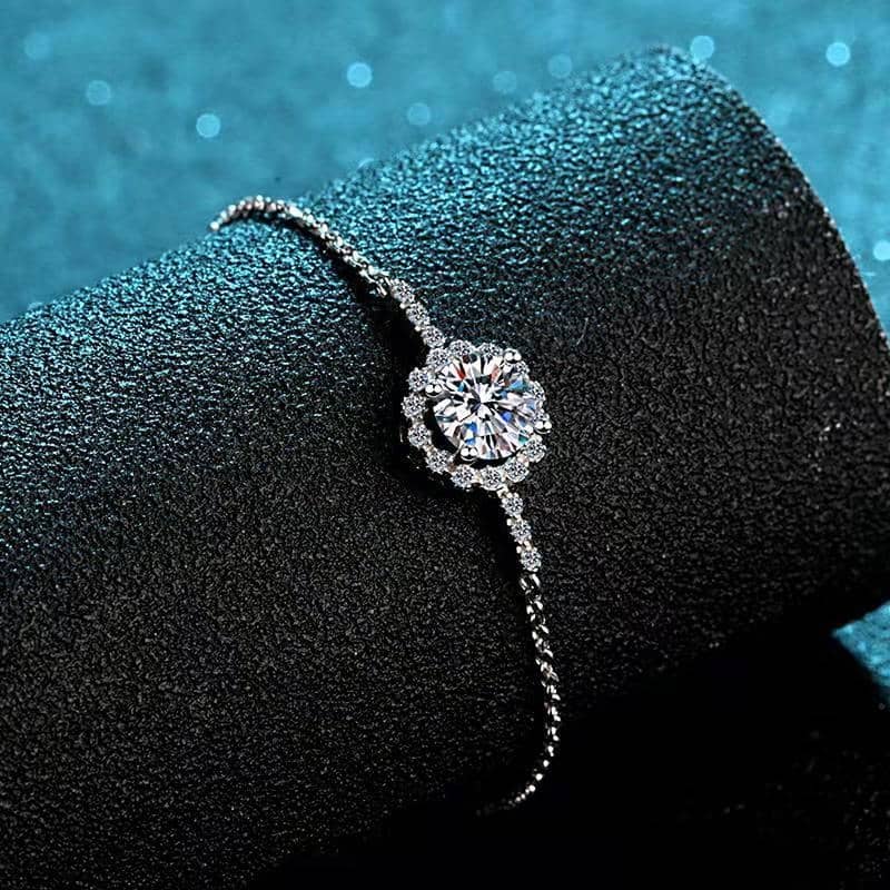 1CT Moissanite Bolo Bracelet - Image 4