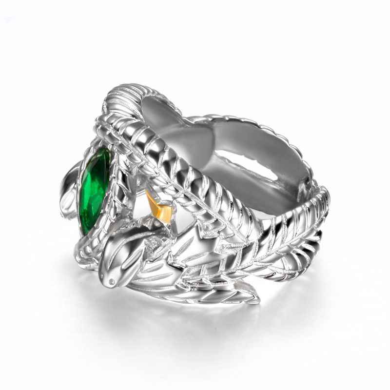925 Sterling Silver Aragorns Ring of Barahir Silver from The Lord of The Rings, Two Snake Crown Ring, Aragorn King Of Gondor - Image 5