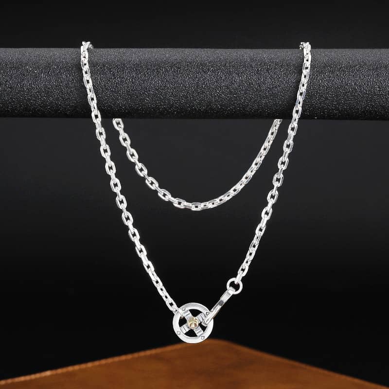 925 Sterling Silver Goro Takahashi Chain Necklace - Image 3