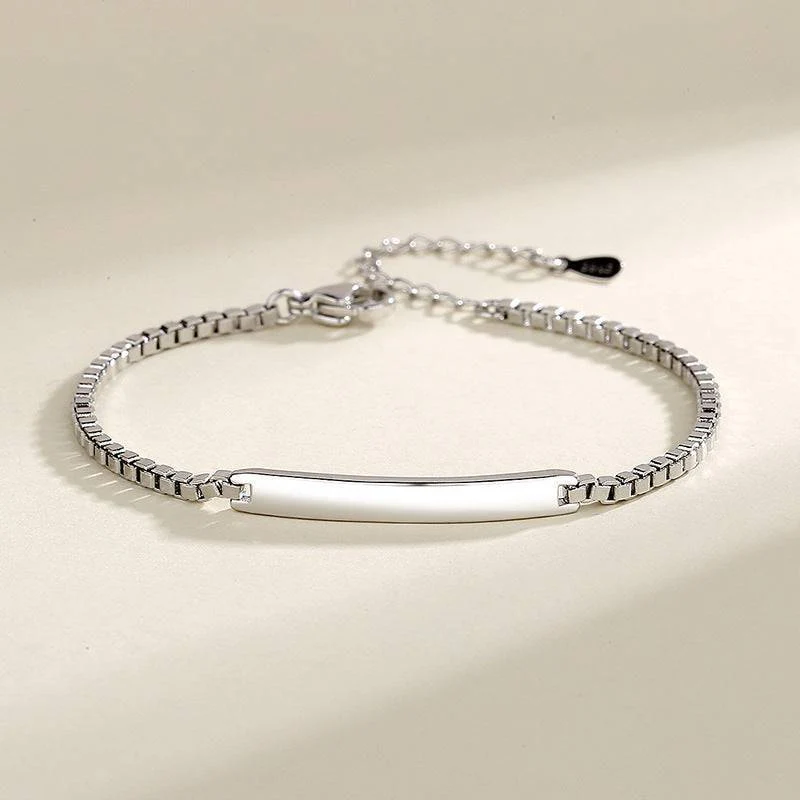Minimalist Engraving Couple Bracelets - Image 4