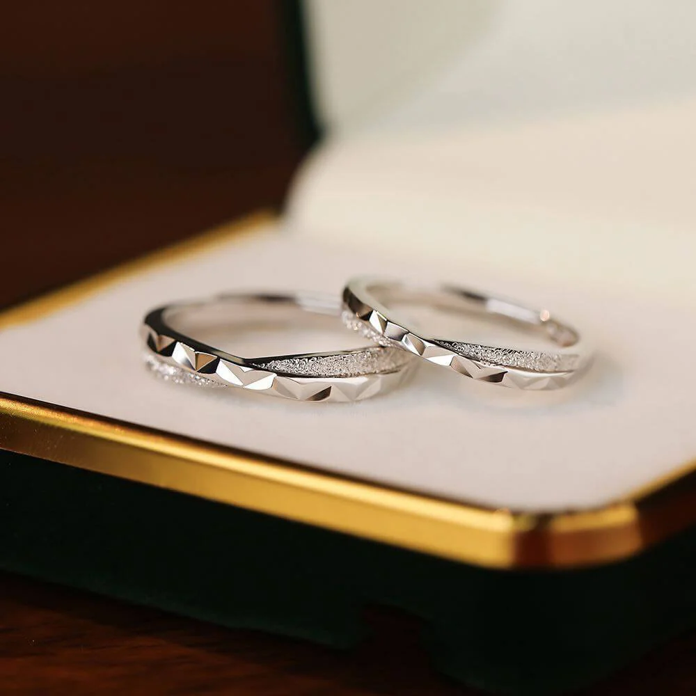 Minimalist Luxury Matching Rings