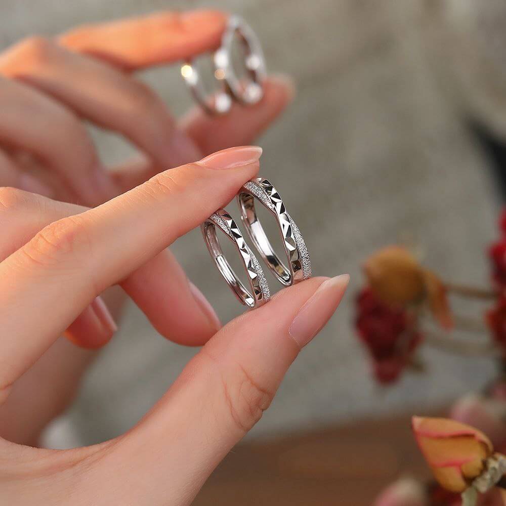 Minimalist Luxury Matching Rings - Image 2