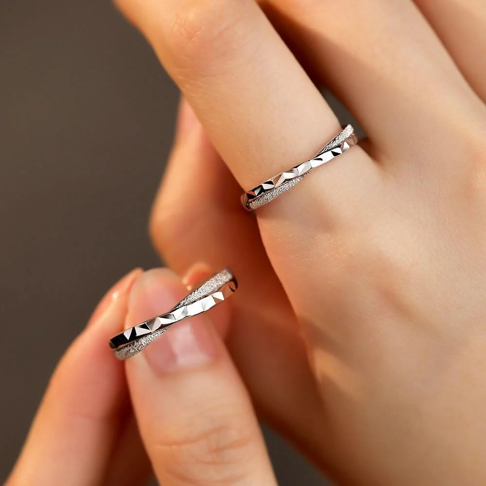 Minimalist Luxury Matching Rings - Image 3