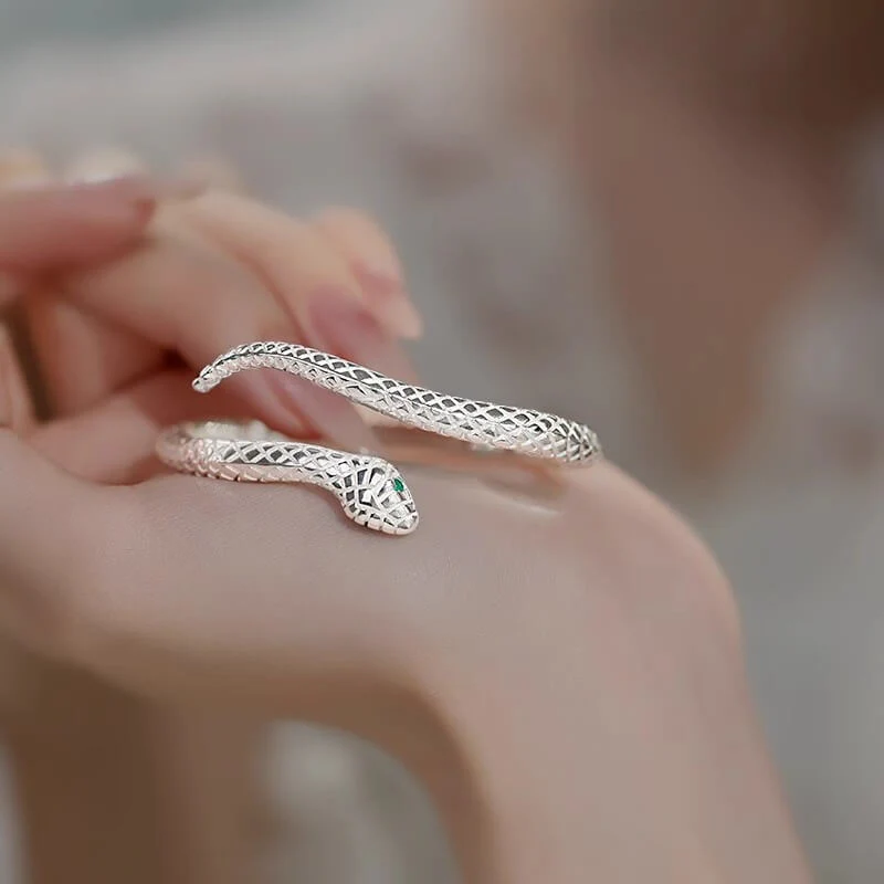 Snake Cuff Bracelet - Image 3