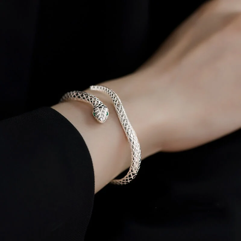 Snake Cuff Bracelet - Image 4