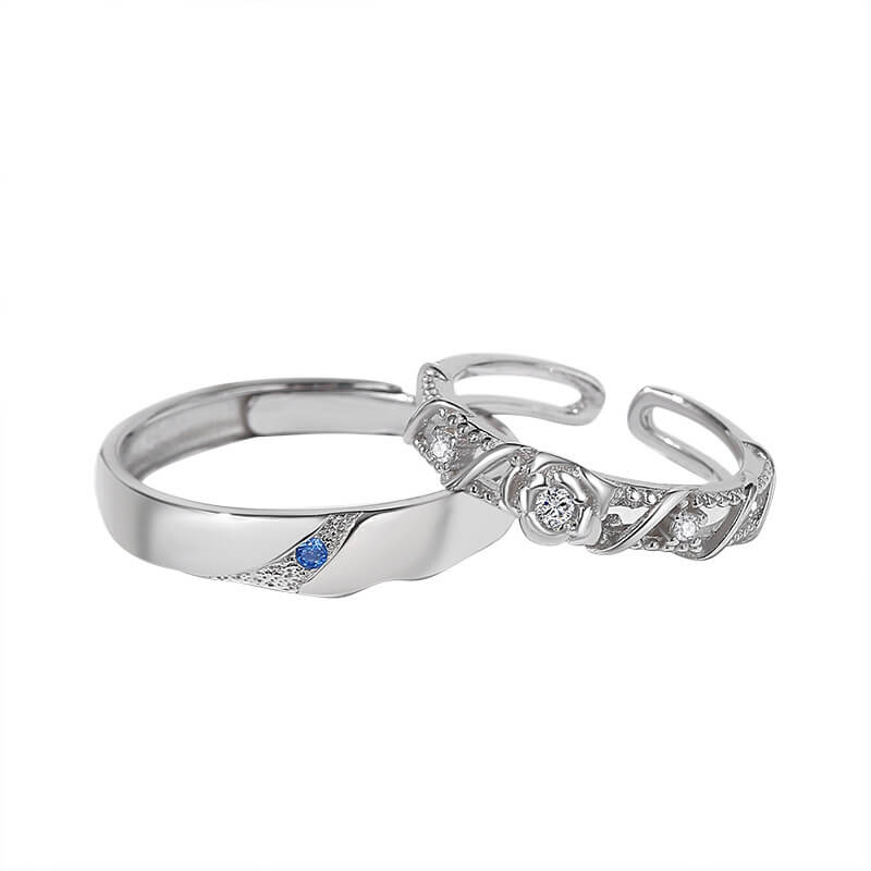 Desert & Rose Matching Rings