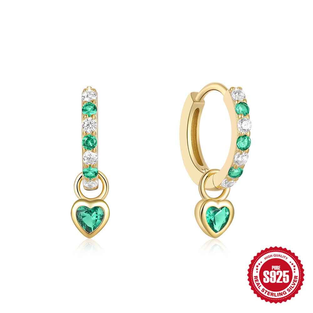 10 Stunning Designs: Multicolored CZ Tiny Huggie Earrings – Elegant and Versatile Jewelry - Image 6
