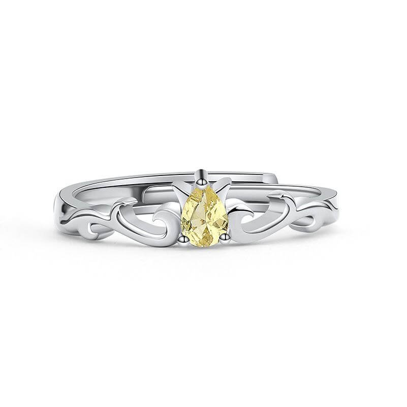 Flourishing World Cubic Zirconia Matching Rings - Image 2