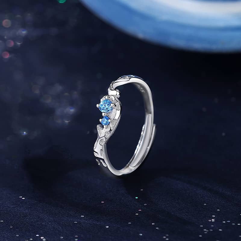 Galaxy Contract Blue Matching Rings - Image 2