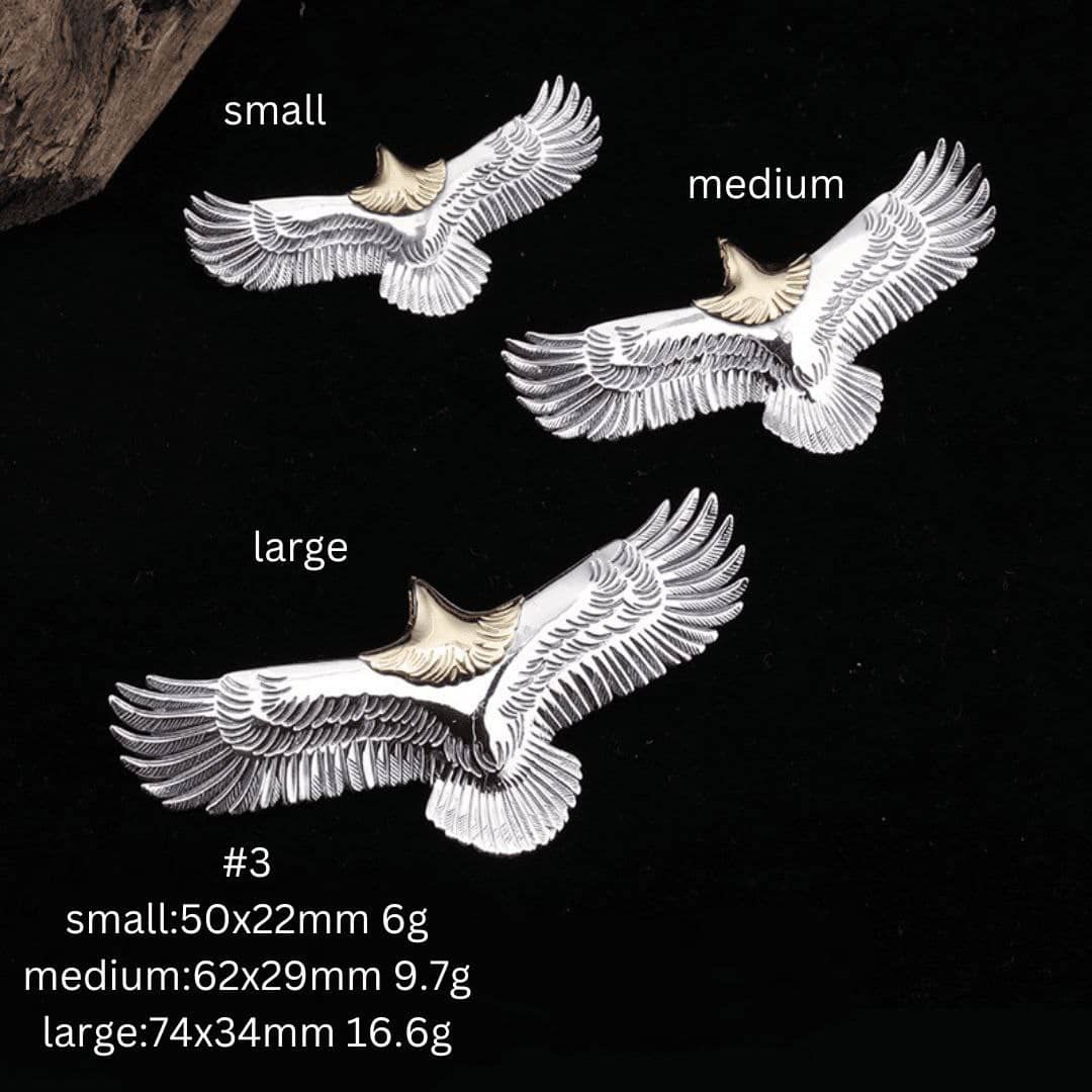 Goro Takahashi Eagle Silver Necklace Pendants - 5 Styles 3 Sizes - Image 10