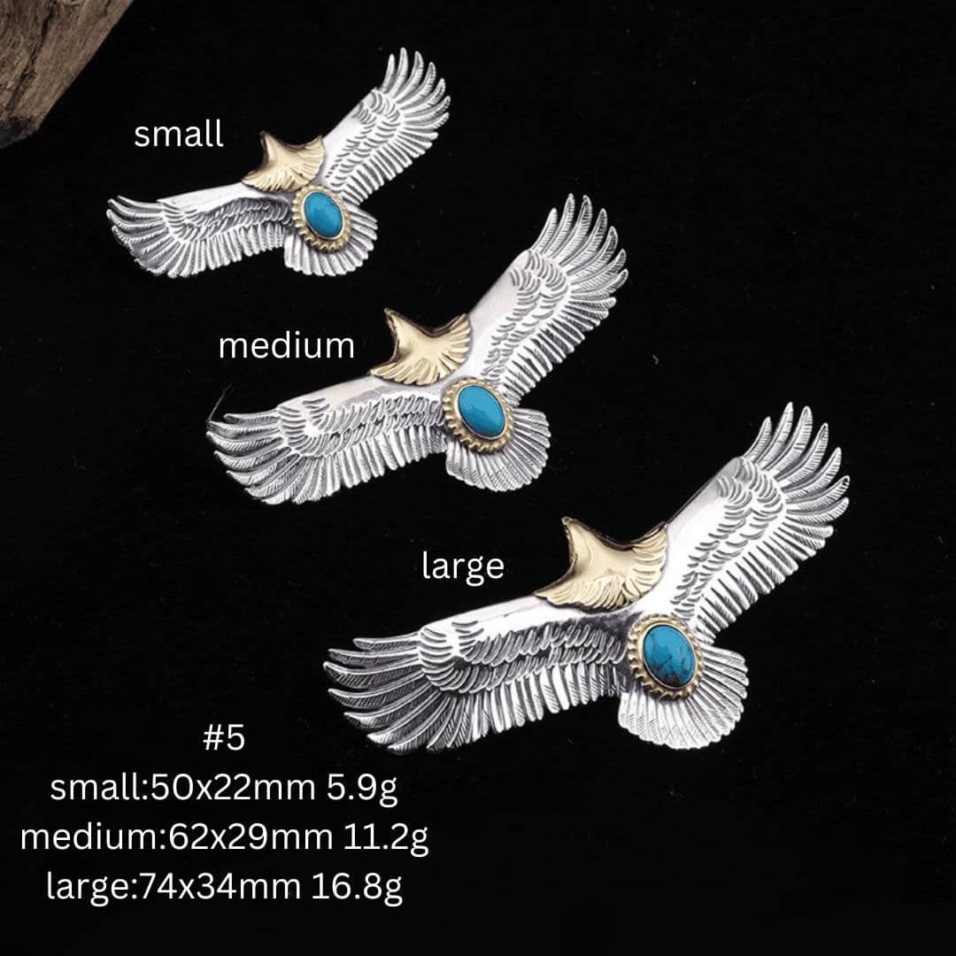 Goro Takahashi Eagle Silver Necklace Pendants - 5 Styles 3 Sizes - Image 9