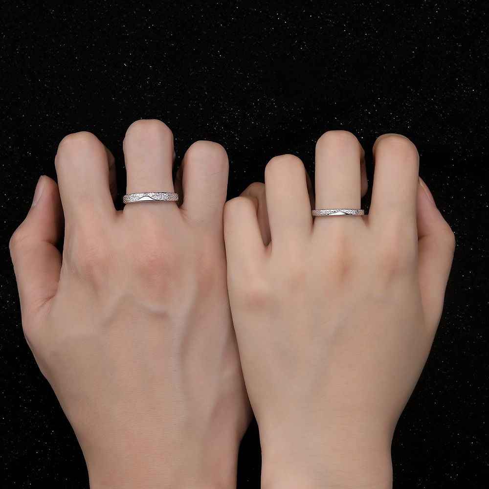 His and Hers Engagement Rings - Glacier Ring - Image 5