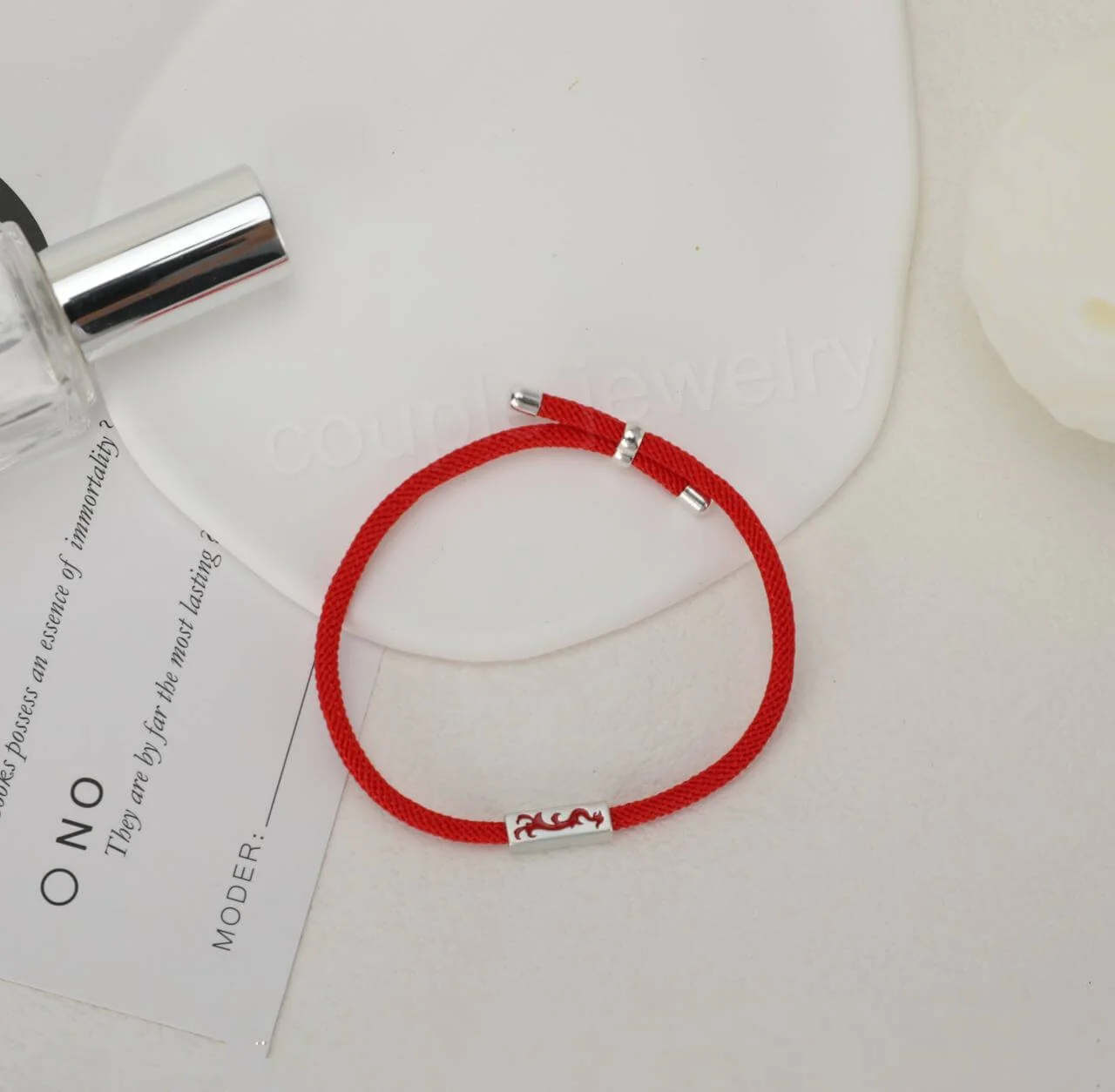 Hollowed Dragon & Phoenix Matching Bracelets - Image 3