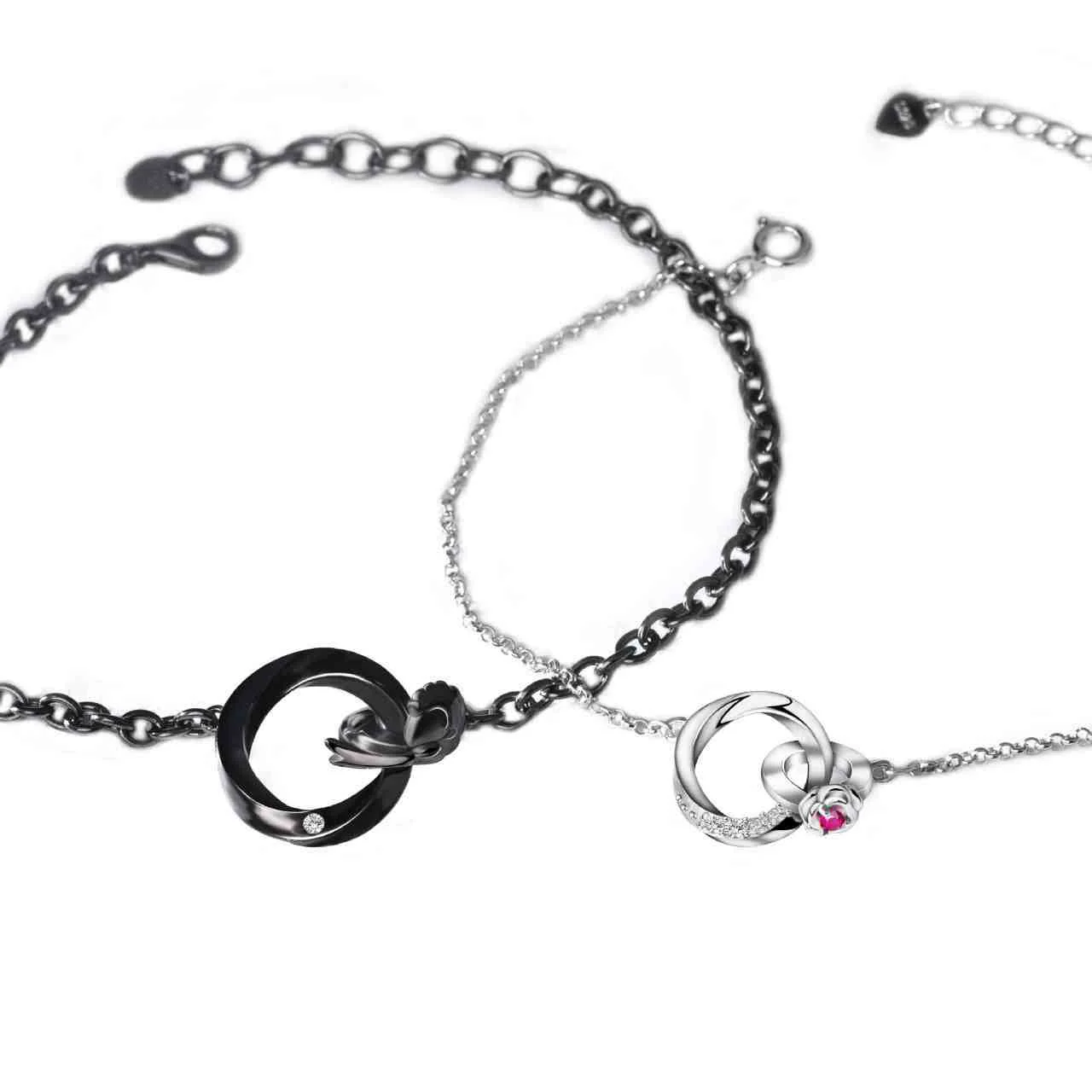 Little Prince & Rose Mobius Matching Couple Bracelets - Image 4