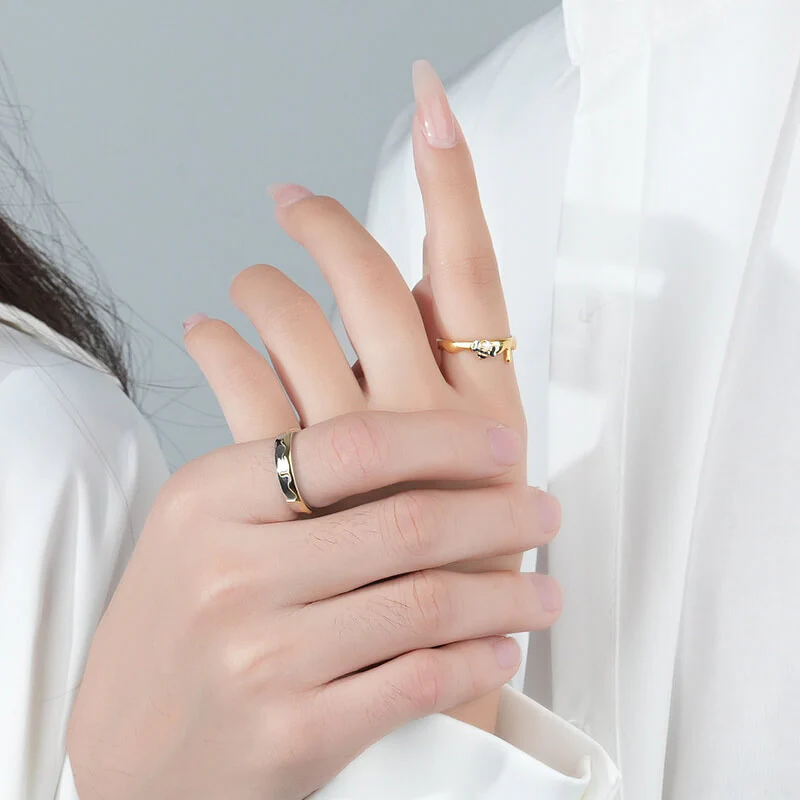 Love is as Sweet as Honey & Bee Matching Rings - Image 5