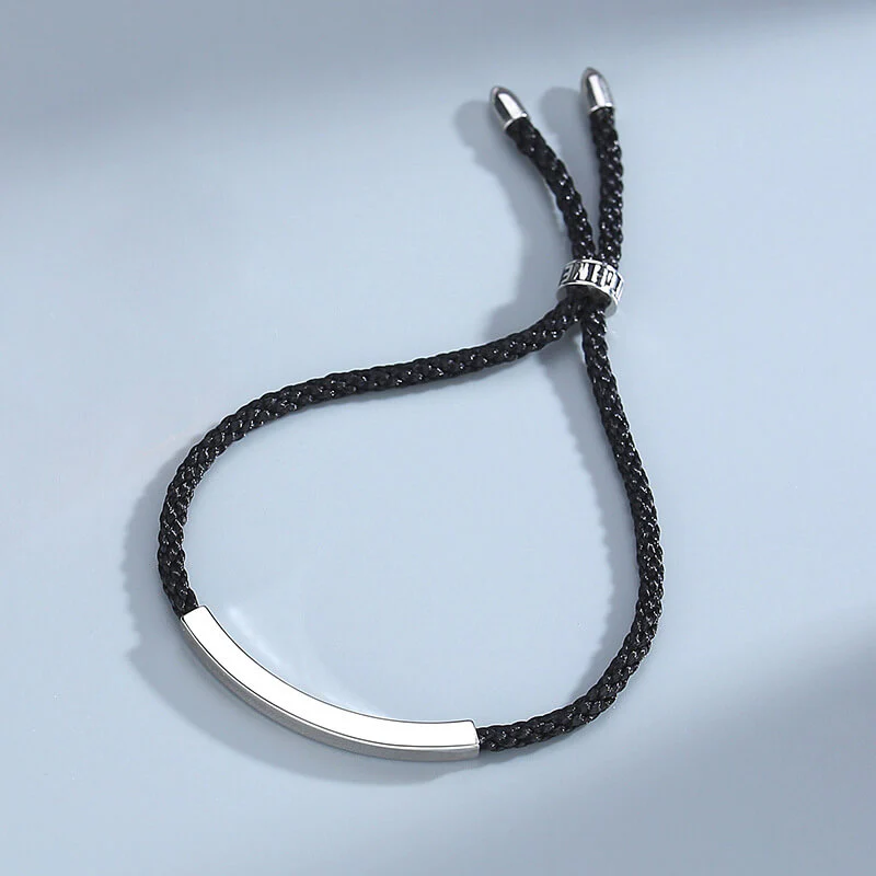 Minimalist Braided Couple Bracelets - Image 5