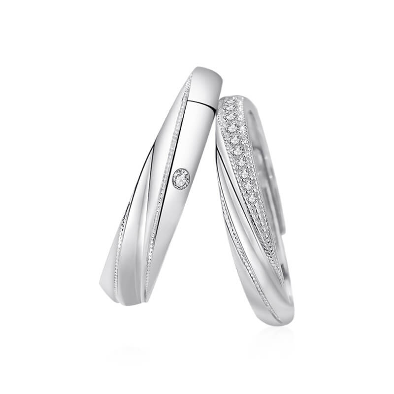 Mobius CZ Matching Rings