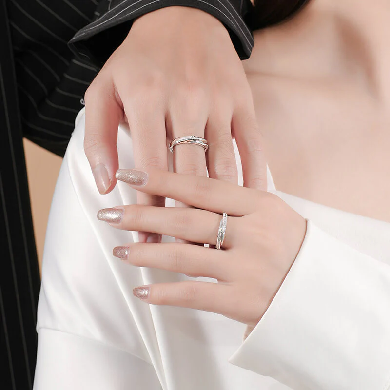Mobius CZ Matching Rings - Image 2