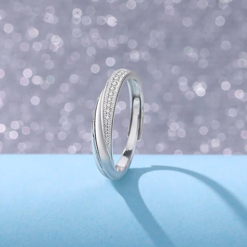 Mobius CZ Matching Rings - Image 3