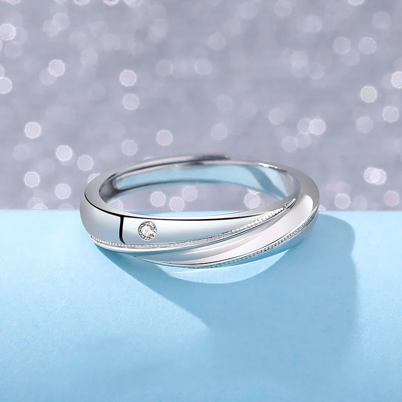 Mobius CZ Matching Rings - Image 4