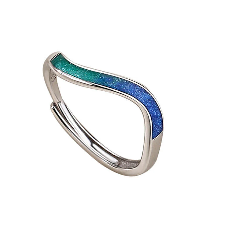 Mobius Dreamy Gradient Colors Matching Rings - Image 4