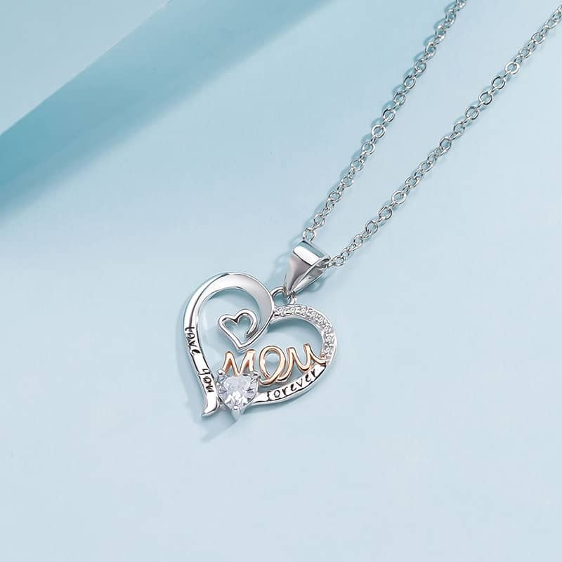 Mom Heart Necklace - Image 3