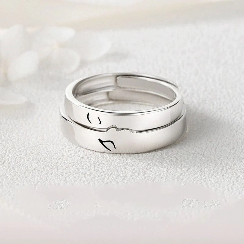 One Kiss Seals Our Love Soulmate Matching Rings - Image 3