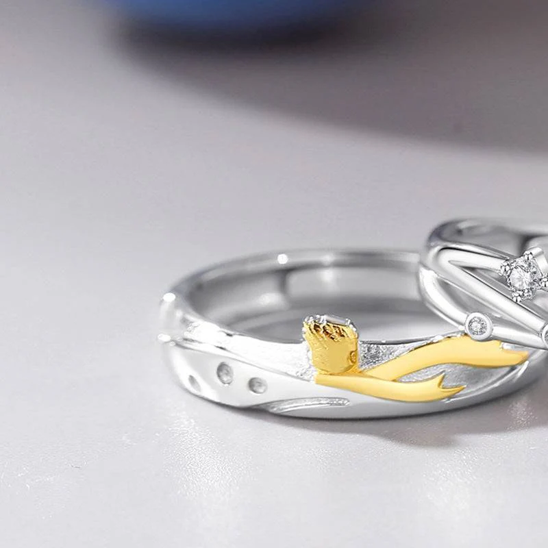 Little Prince & Stars Matching Rings - Image 3