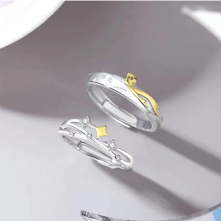 Little Prince & Stars Matching Rings - Image 4