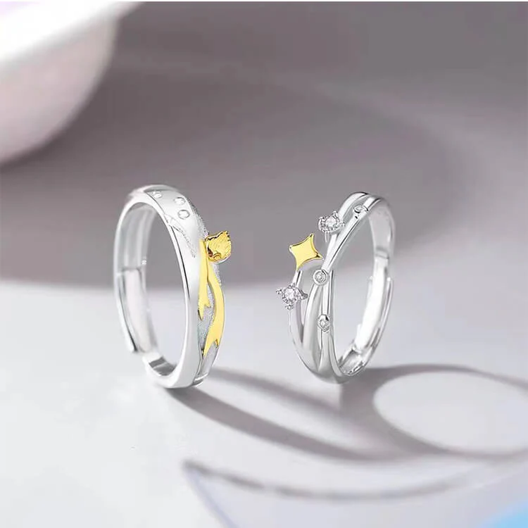 Little Prince & Stars Matching Rings - Image 5