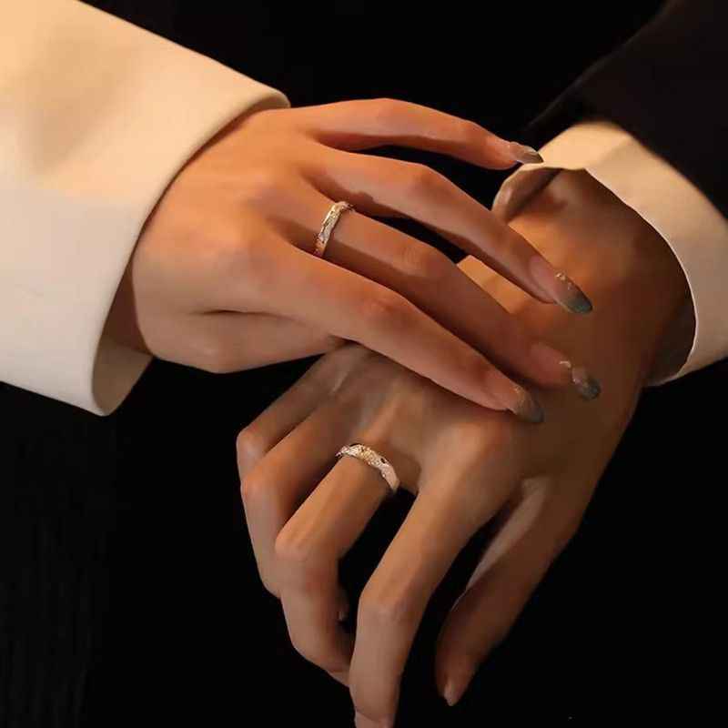 Sun and Moon Shining Together Matching Couple Rings - Image 4