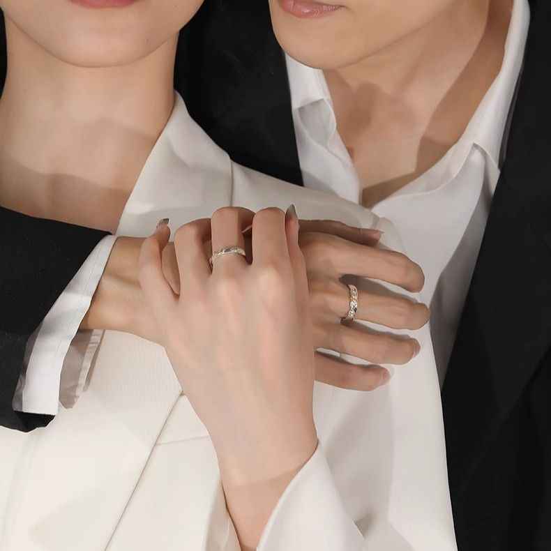 Sun and Moon Shining Together Matching Couple Rings - Image 5