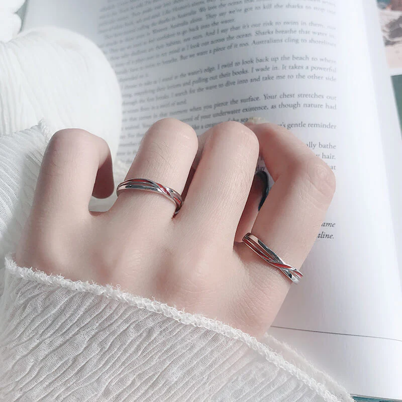 The Matchmaker's Red String Couple Rings - Image 5