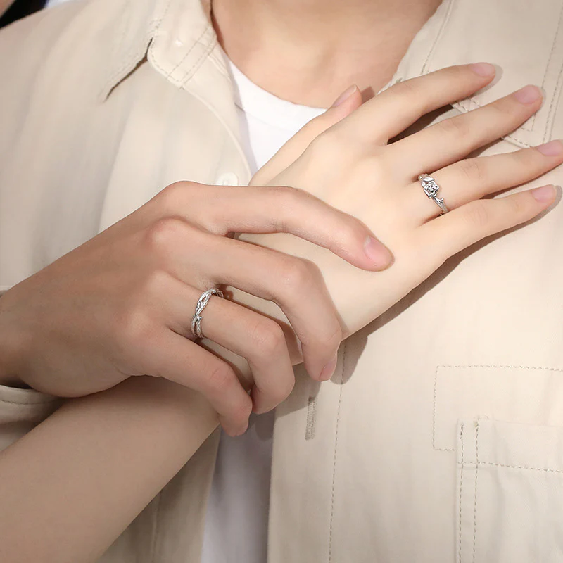 Thorn and Rose Matching Rings - Image 2