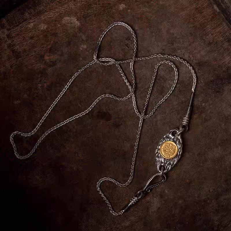 Tibetan Ethnic Zakilam Silver Chain - Image 3