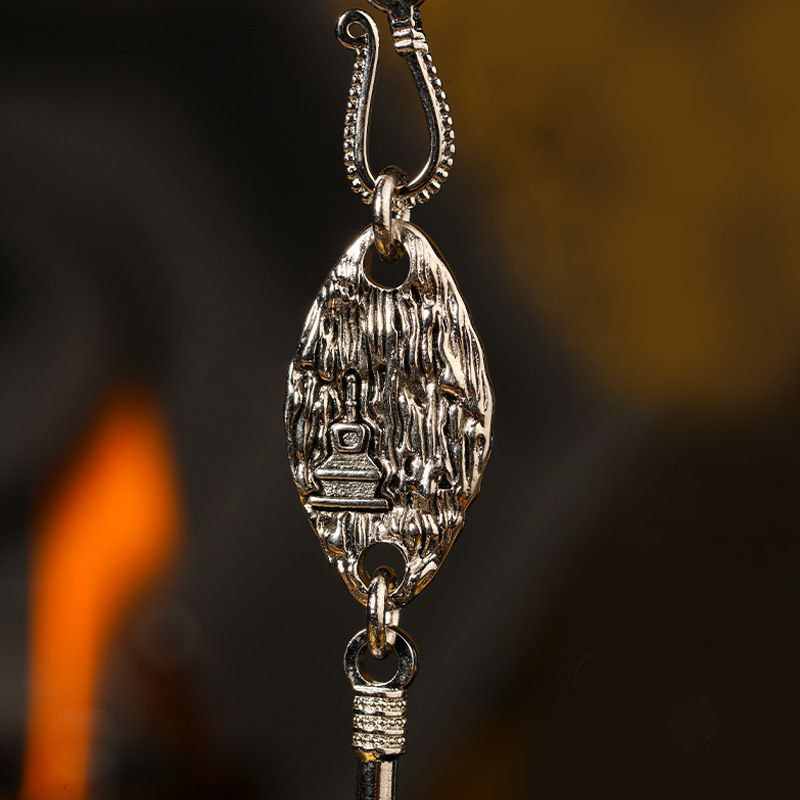Tibetan Ethnic Zakilam Silver Chain - Image 4