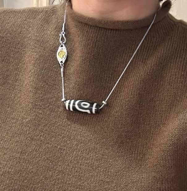 Tibetan Ethnic Zakilam Silver Chain - Image 5