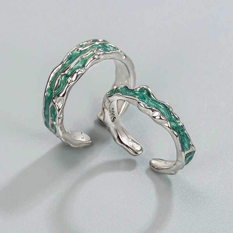 Together to Mountains & Seas Matching Rings - Image 5