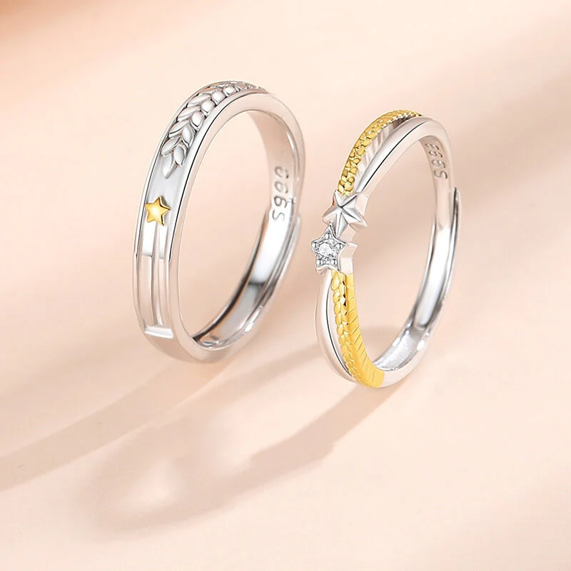 Towards Happiness Two Tone Matching Rings - Image 3