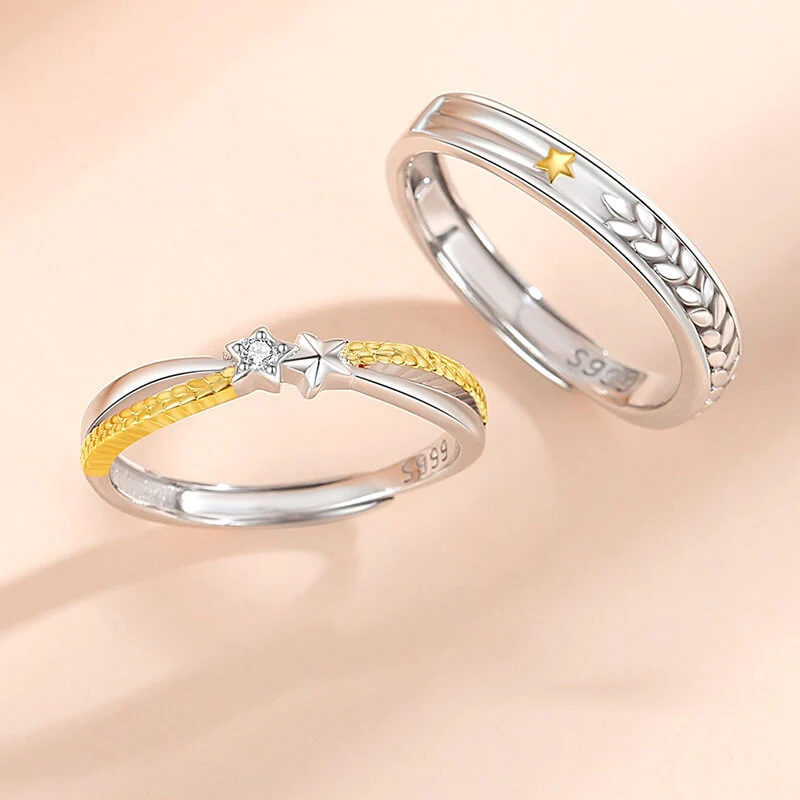 Towards Happiness Two Tone Matching Rings - Image 4